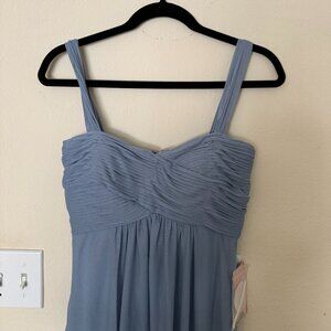 NWT Birdy Grey Dusty Blue XS Maria Convertible Dress with Pockets
